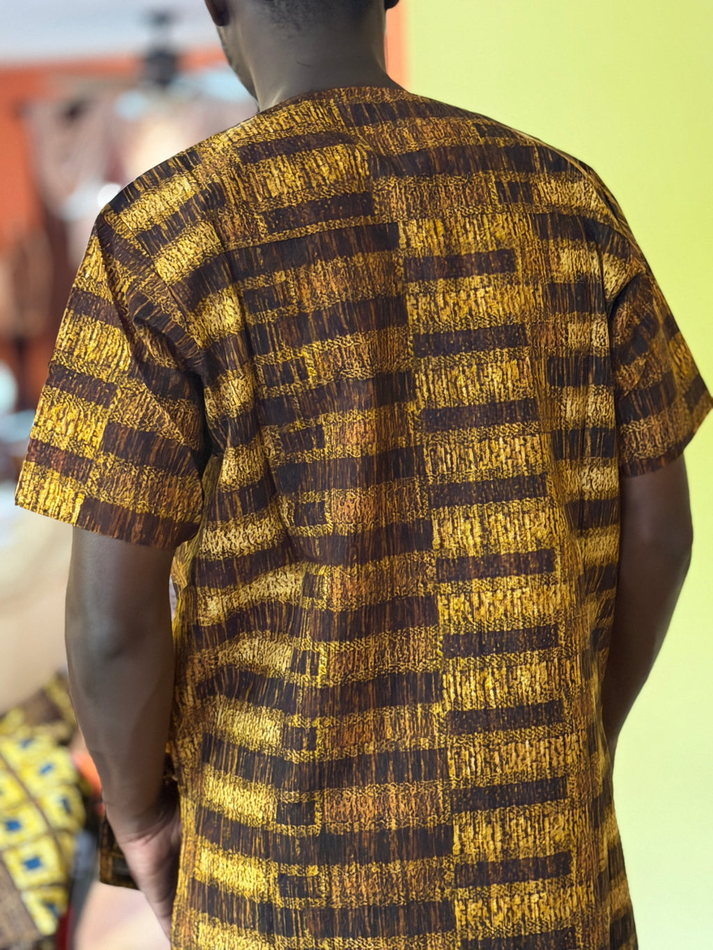 African wax shirt size xl