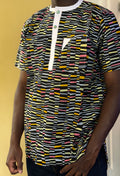African wax shirt size L