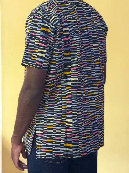 African wax shirt size L