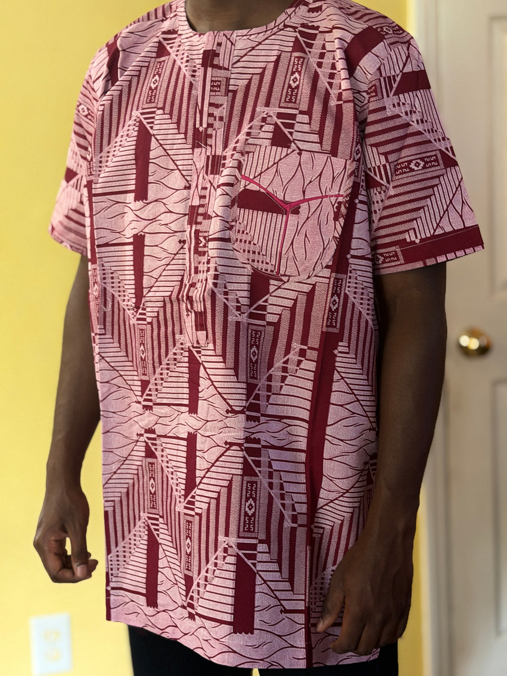 African wax shirt size XL