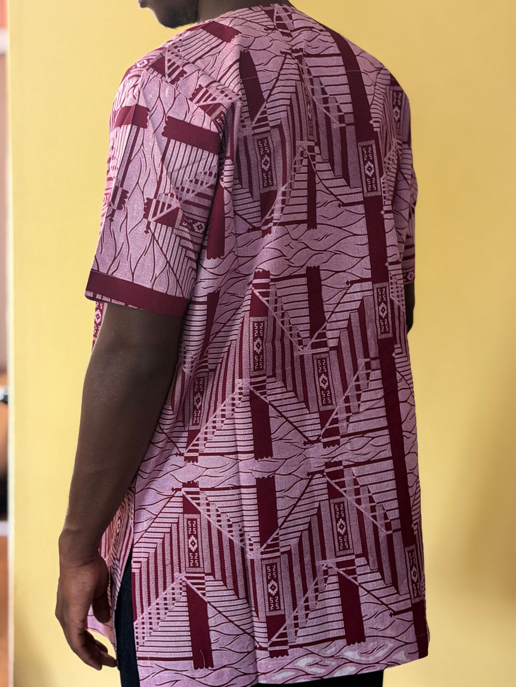 African wax shirt size XL