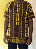 African wax shirt size L