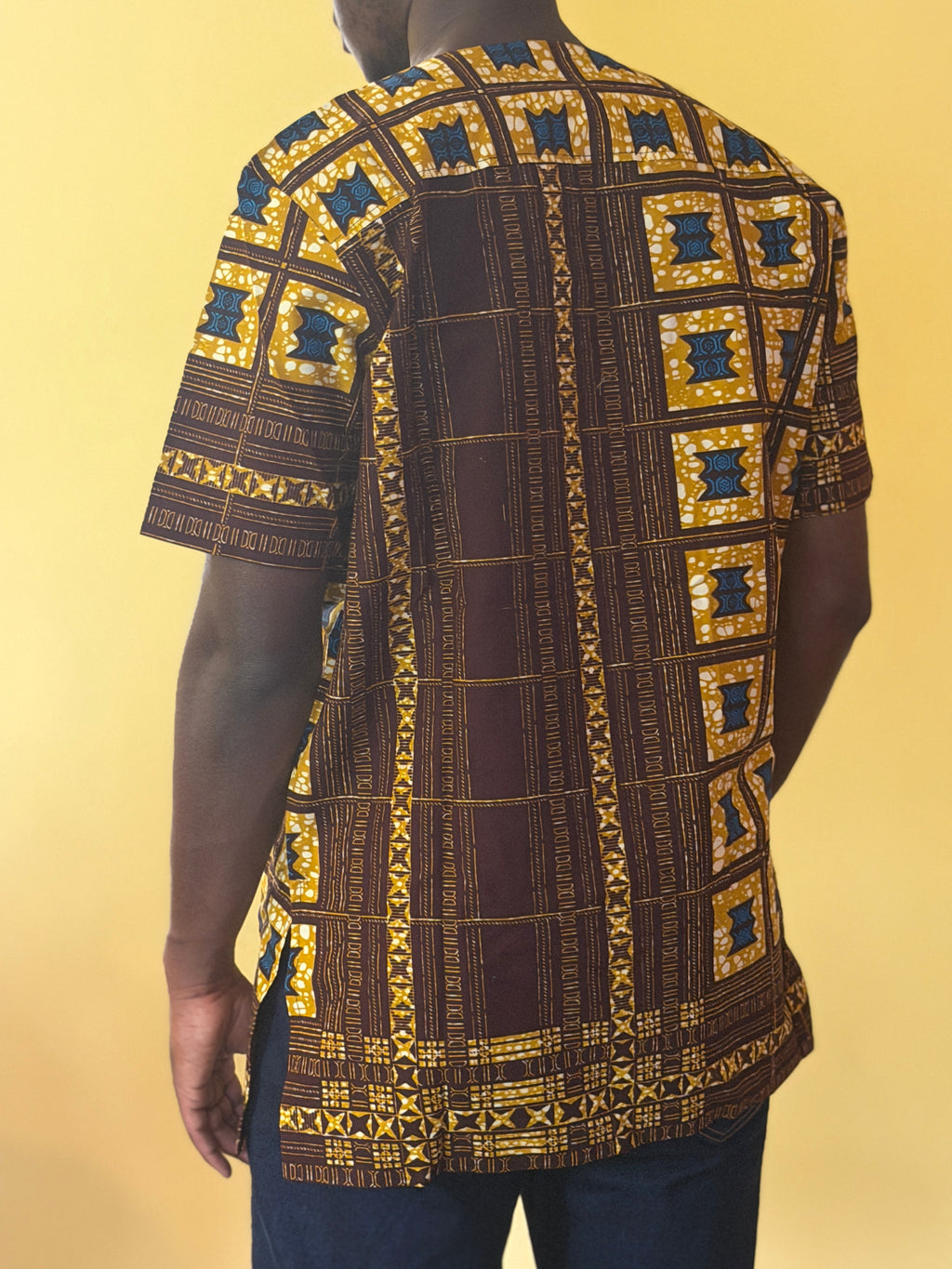 African wax shirt size L