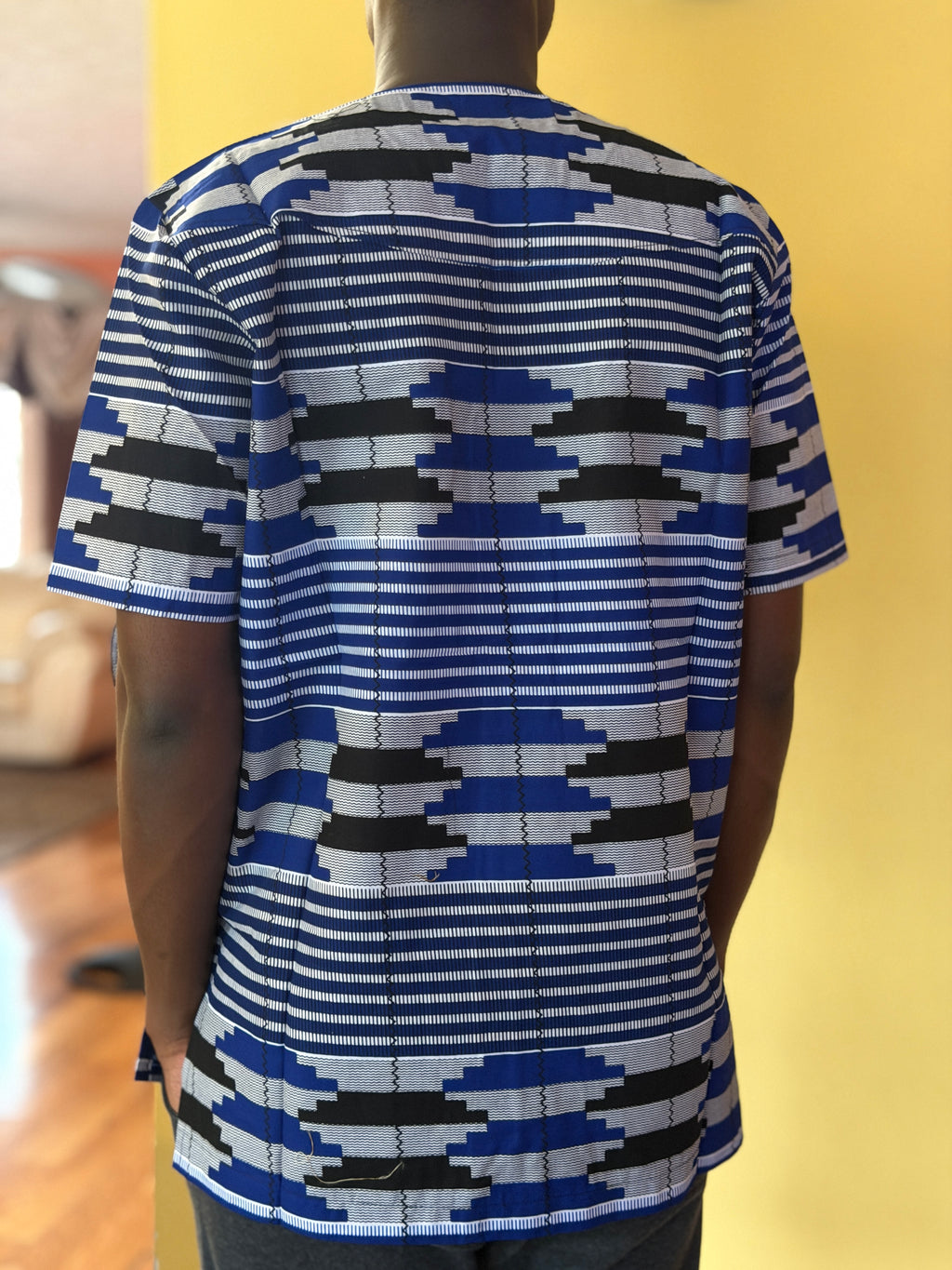 African wax shirt size L