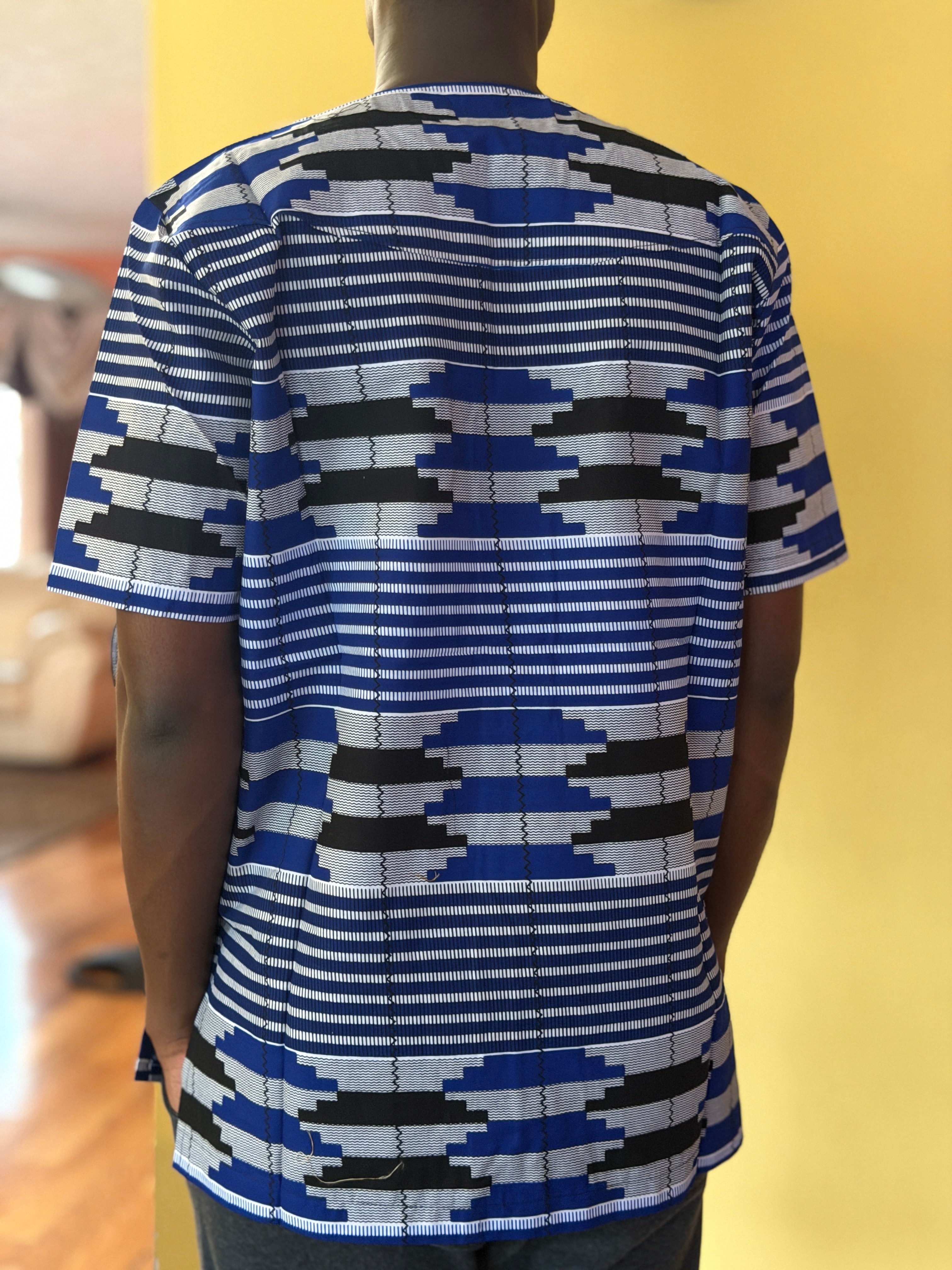 African wax shirt size L