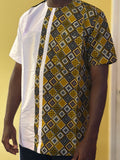 African wax shirt size L