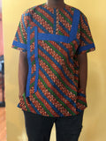African wax shirts size XL