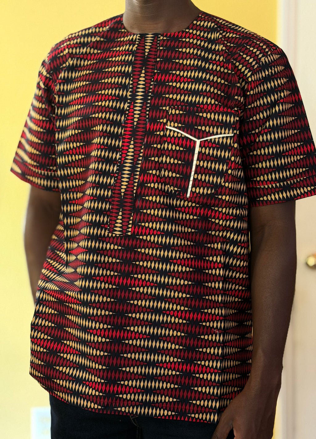 African wax shirts size L