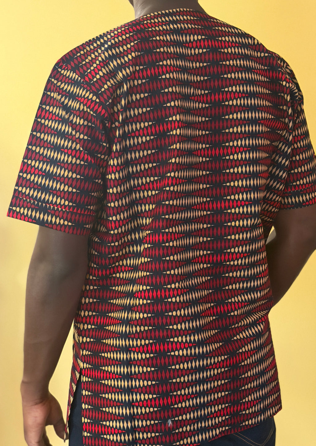 African wax shirt size L