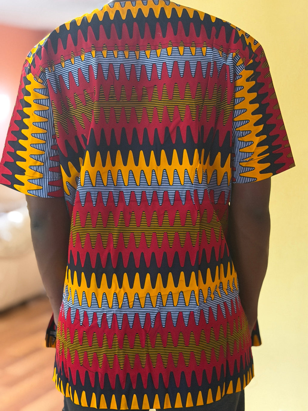 African wax shirts size L