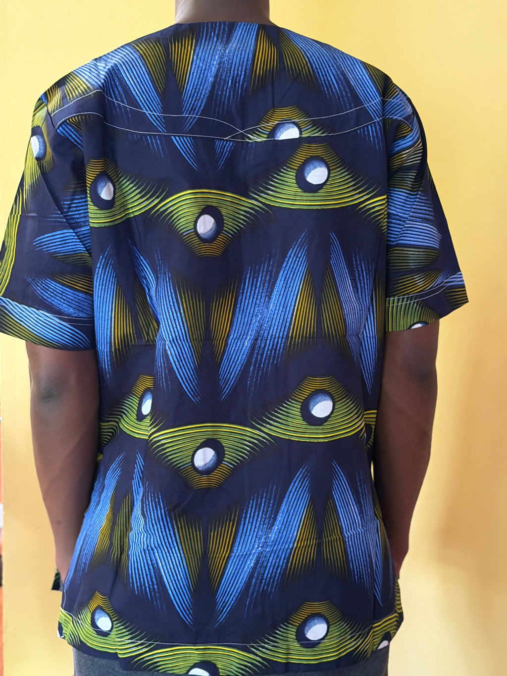 African wax shirt size XL