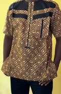 African wax shirt size XL