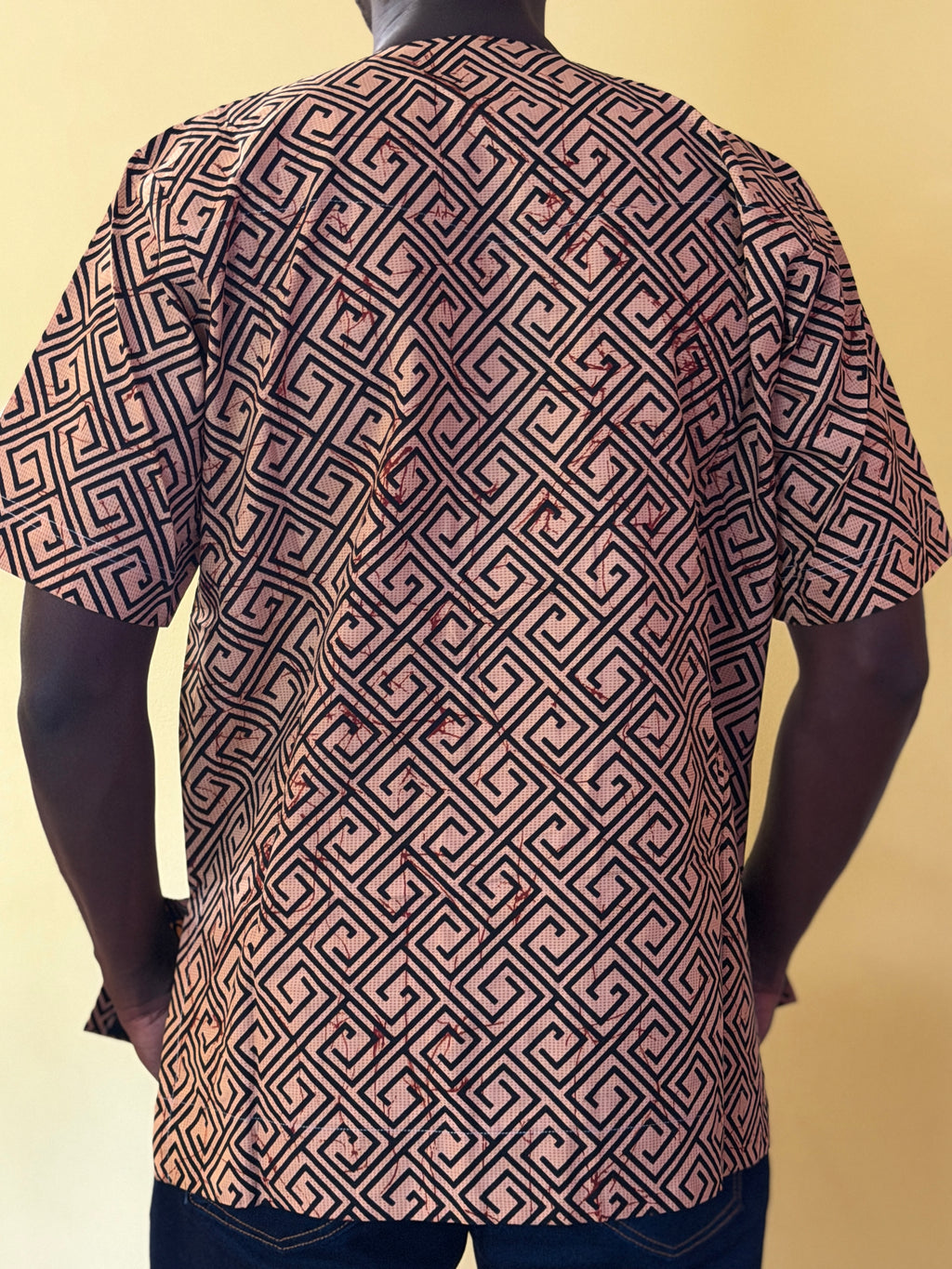 African wax shirt size XL
