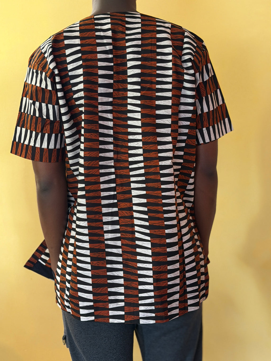 African wax shirt size XL