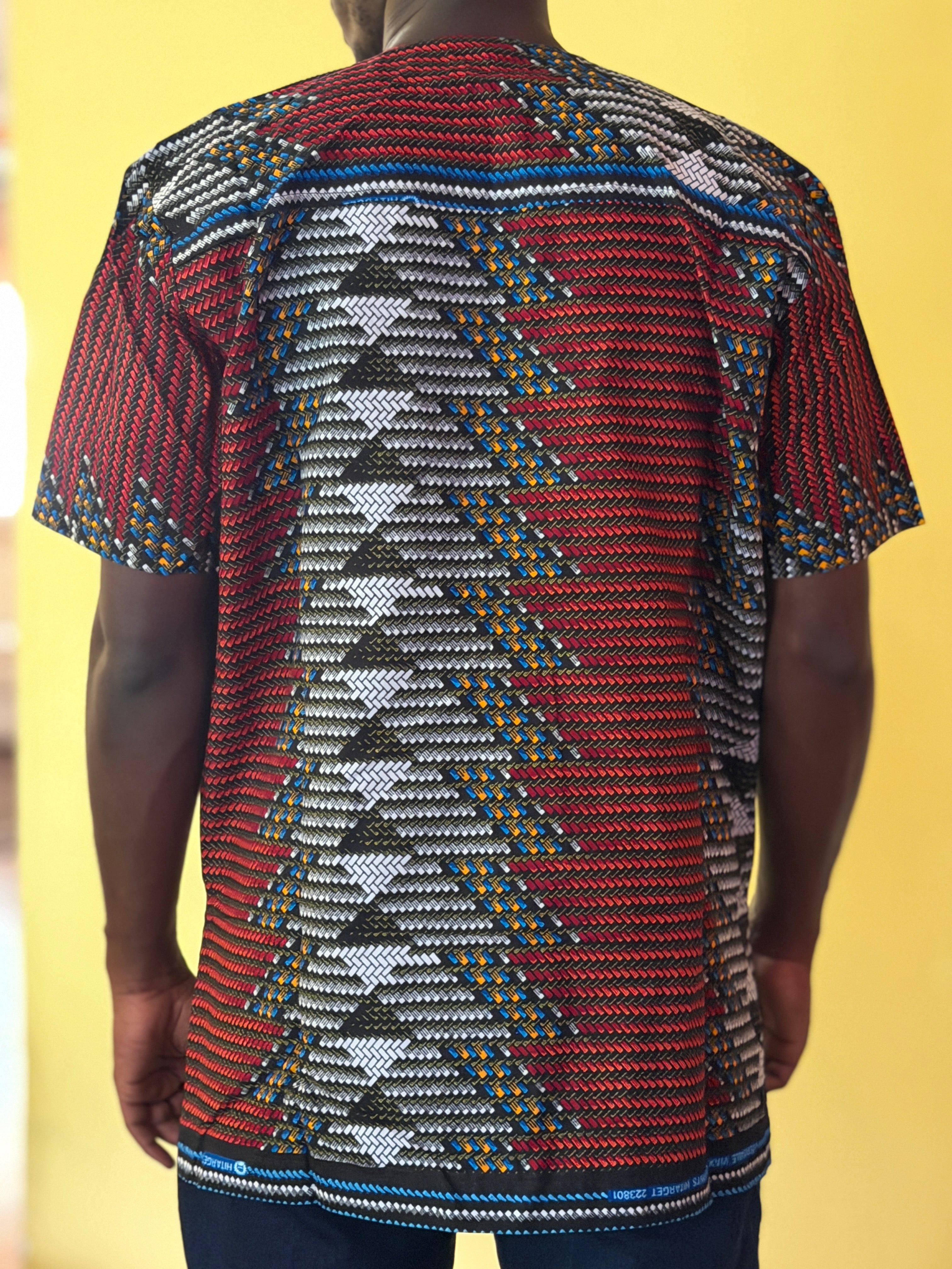 African wax shirts size XL