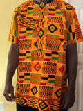 African wax shirts size XL
