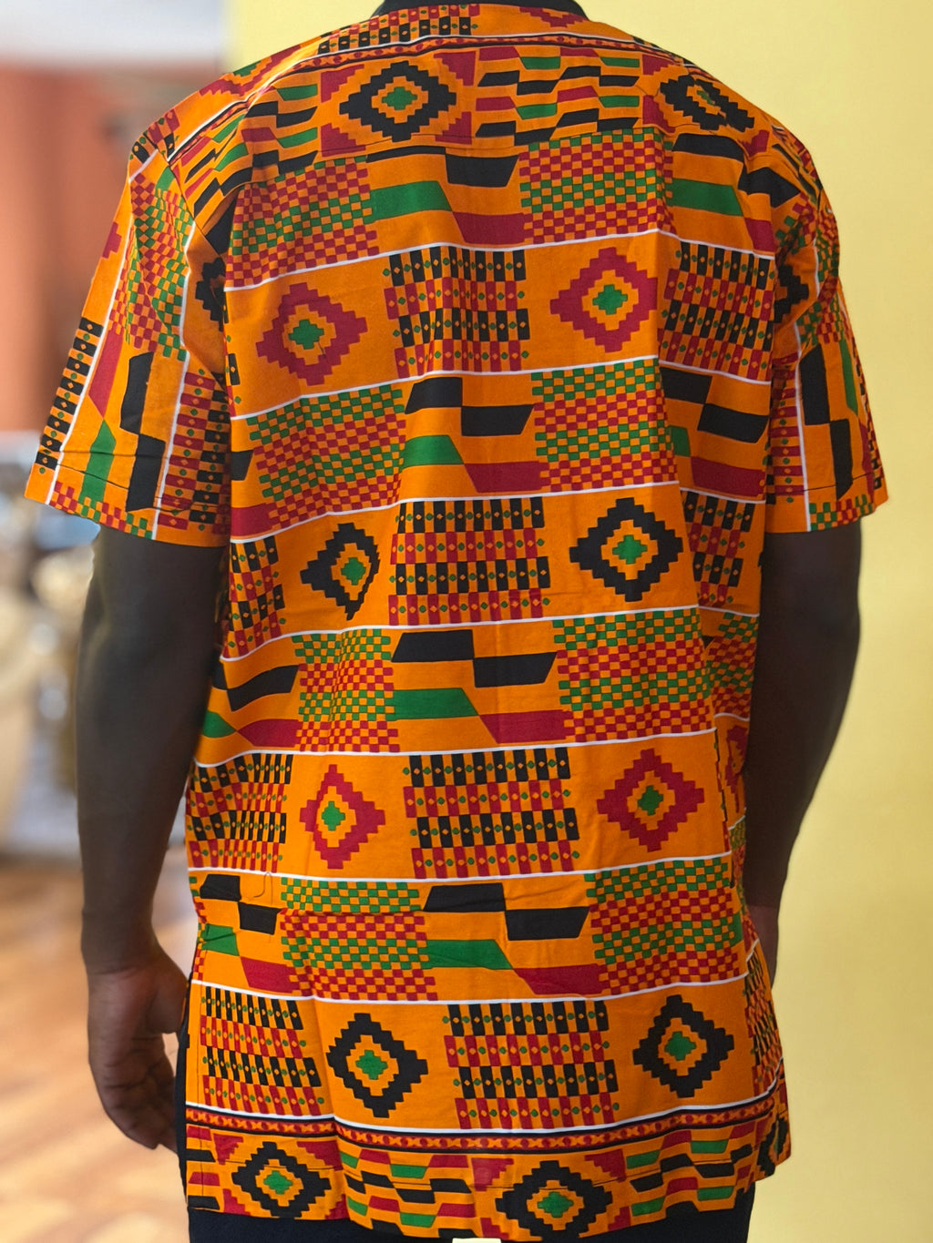 African wax shirts size XL
