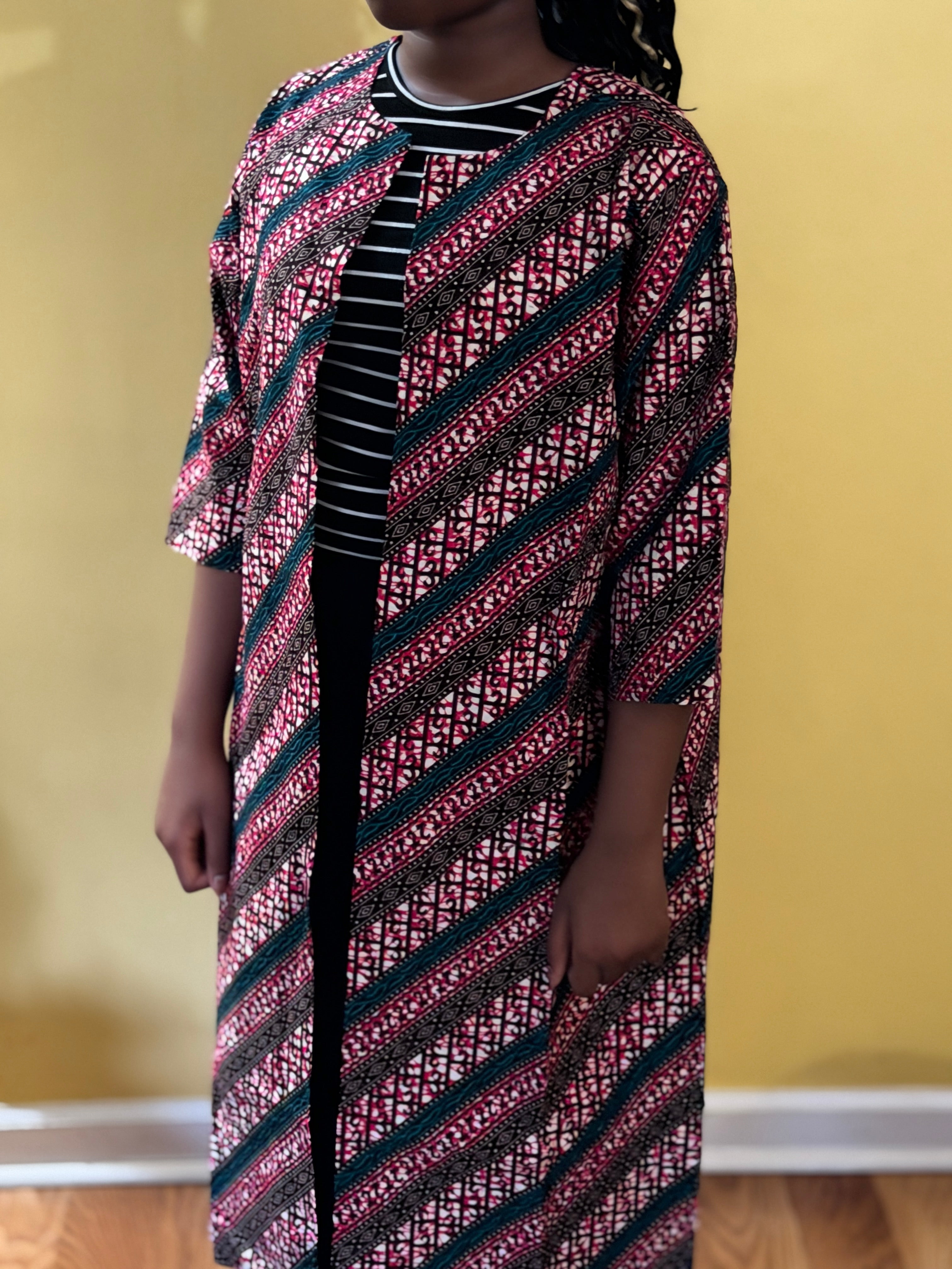 Ladies african wax blazers size L