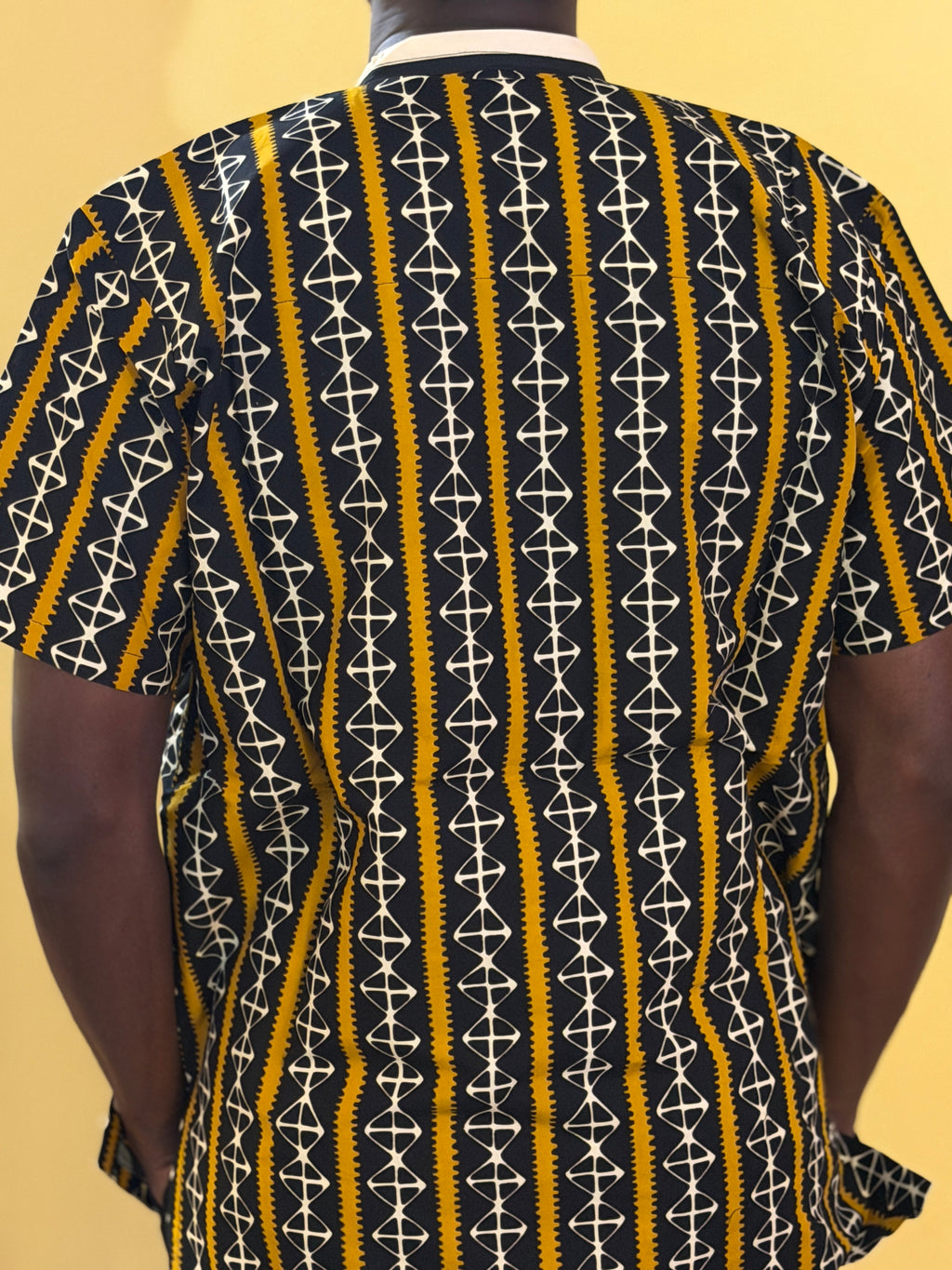 African wax shirt size L