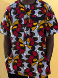 African wax shirt size XL