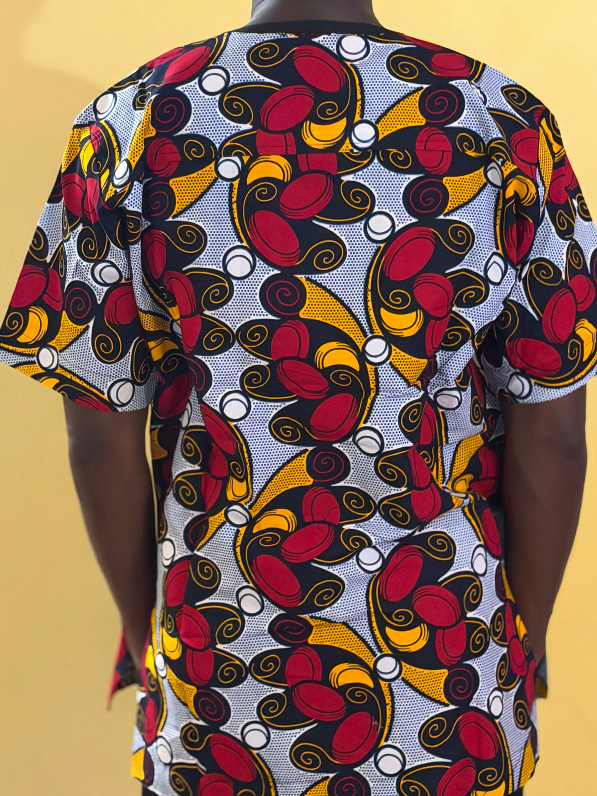 African wax shirt size XL