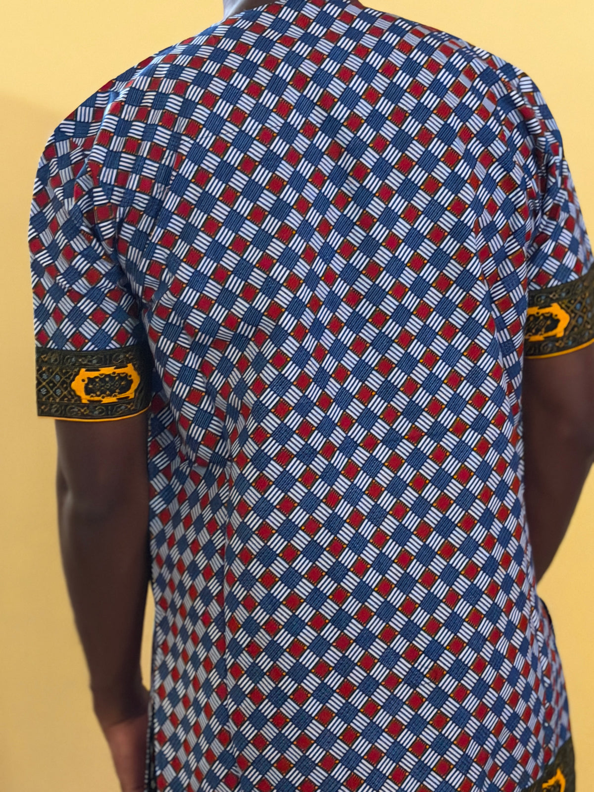African wax shirt size L
