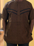 African wax shirt size XXL