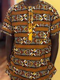 African wax shirt size XL