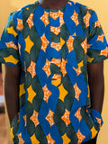 African wax shirt size L