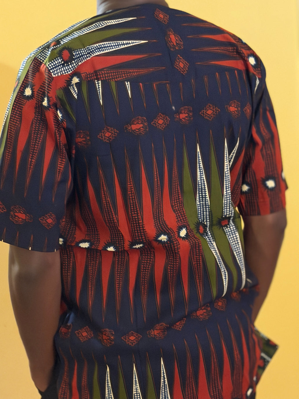 African wax shirt size L