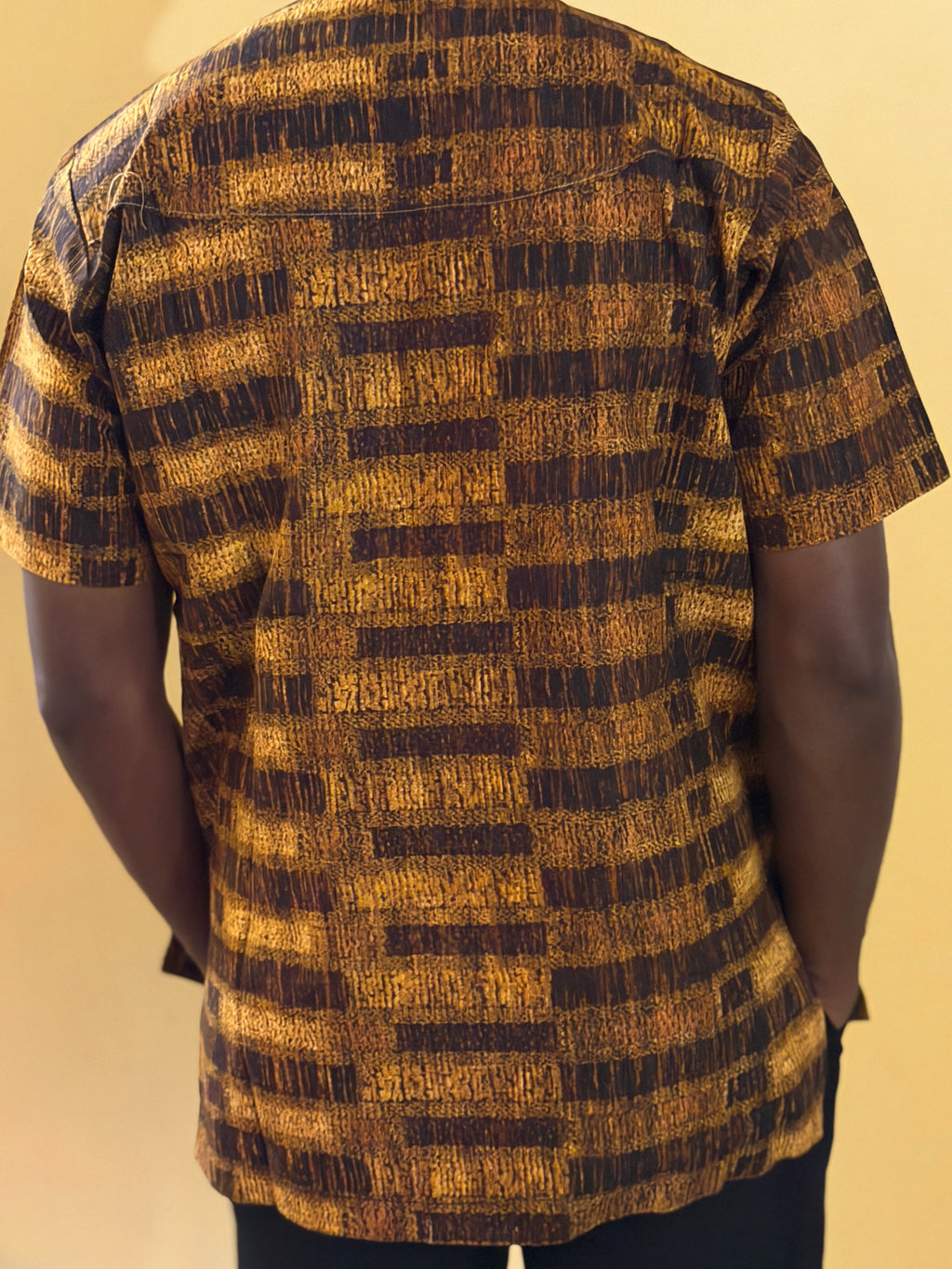 African wax shirt size L