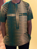 African wax shirt size L