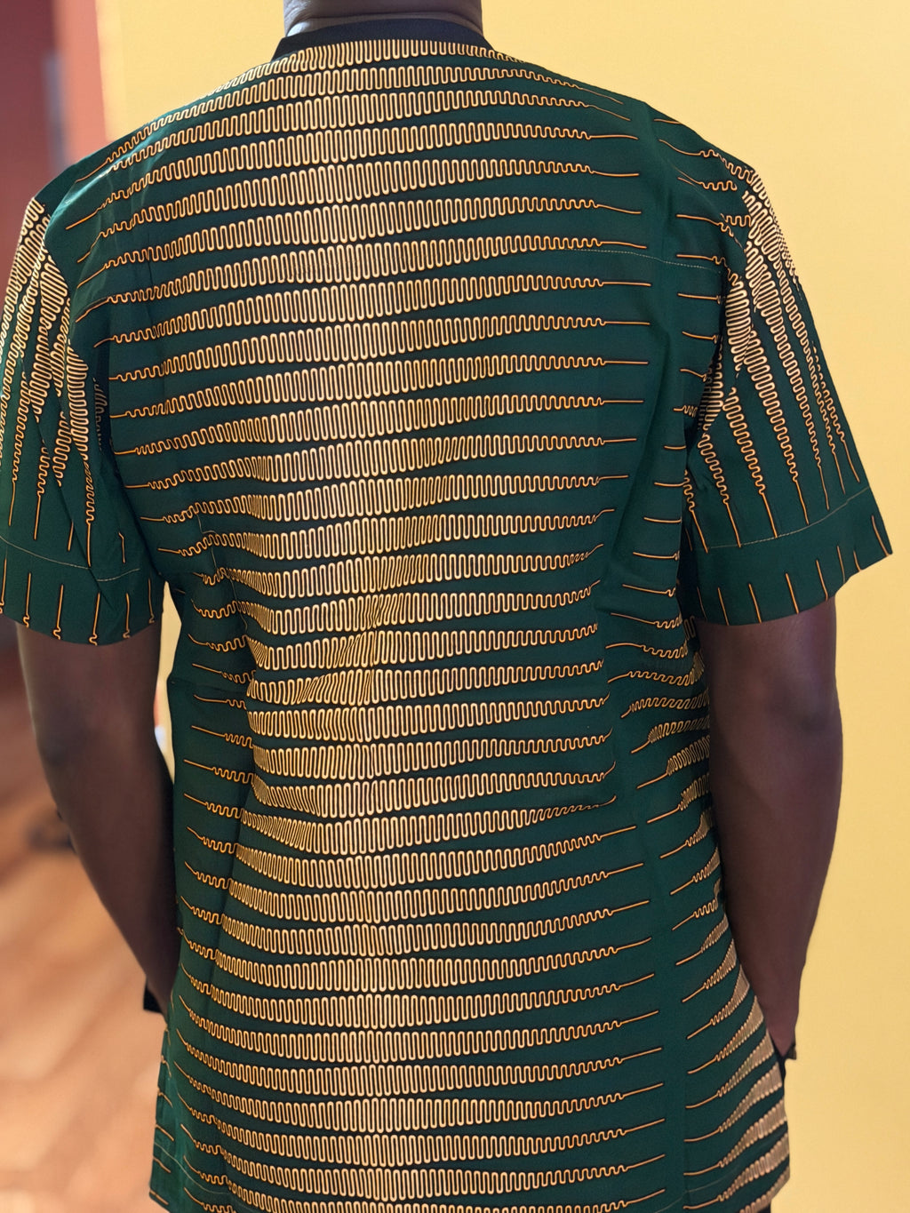 African wax shirt size L
