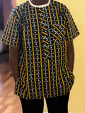 African wax shirt