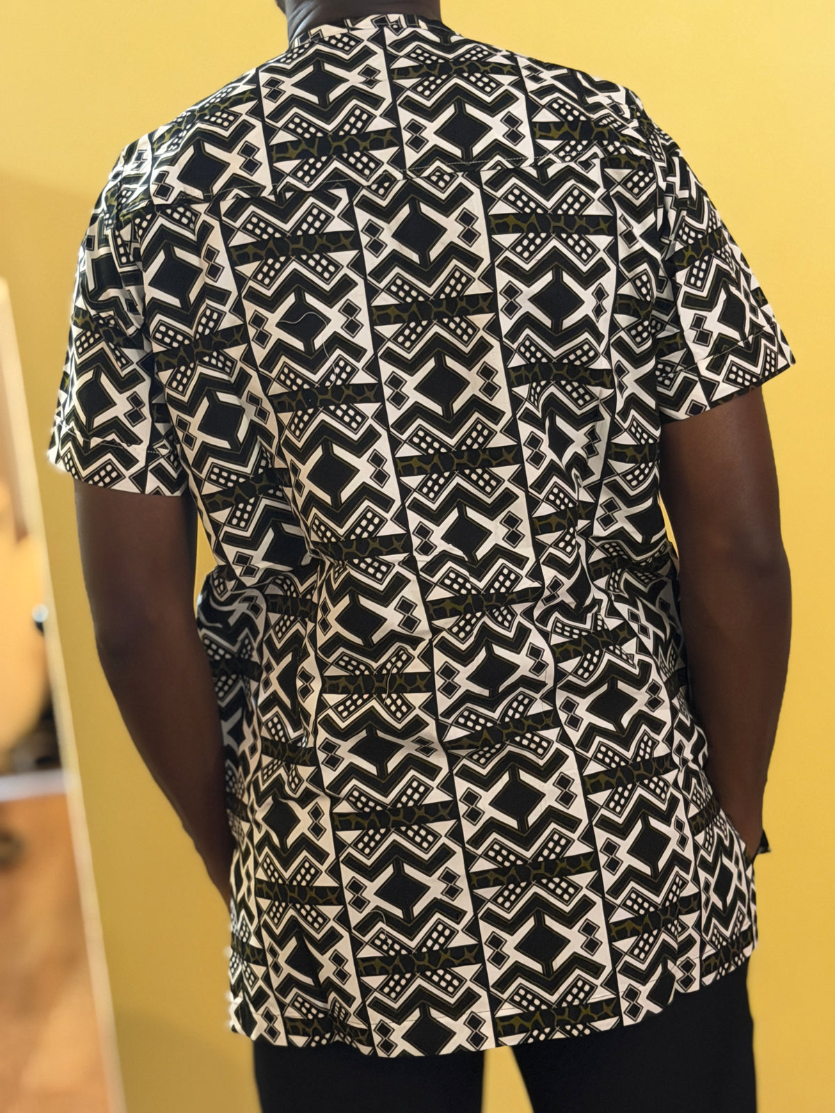 African wax shirt size L