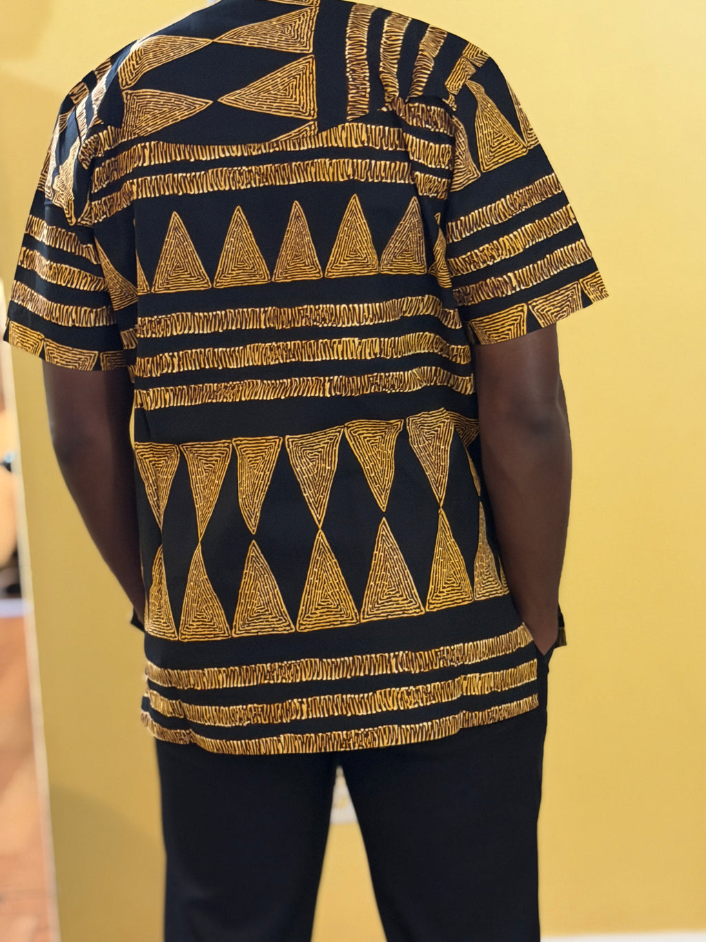 African wax shirt size L