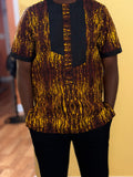 African wax shirt size M