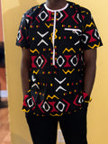 African wax shirt size XL