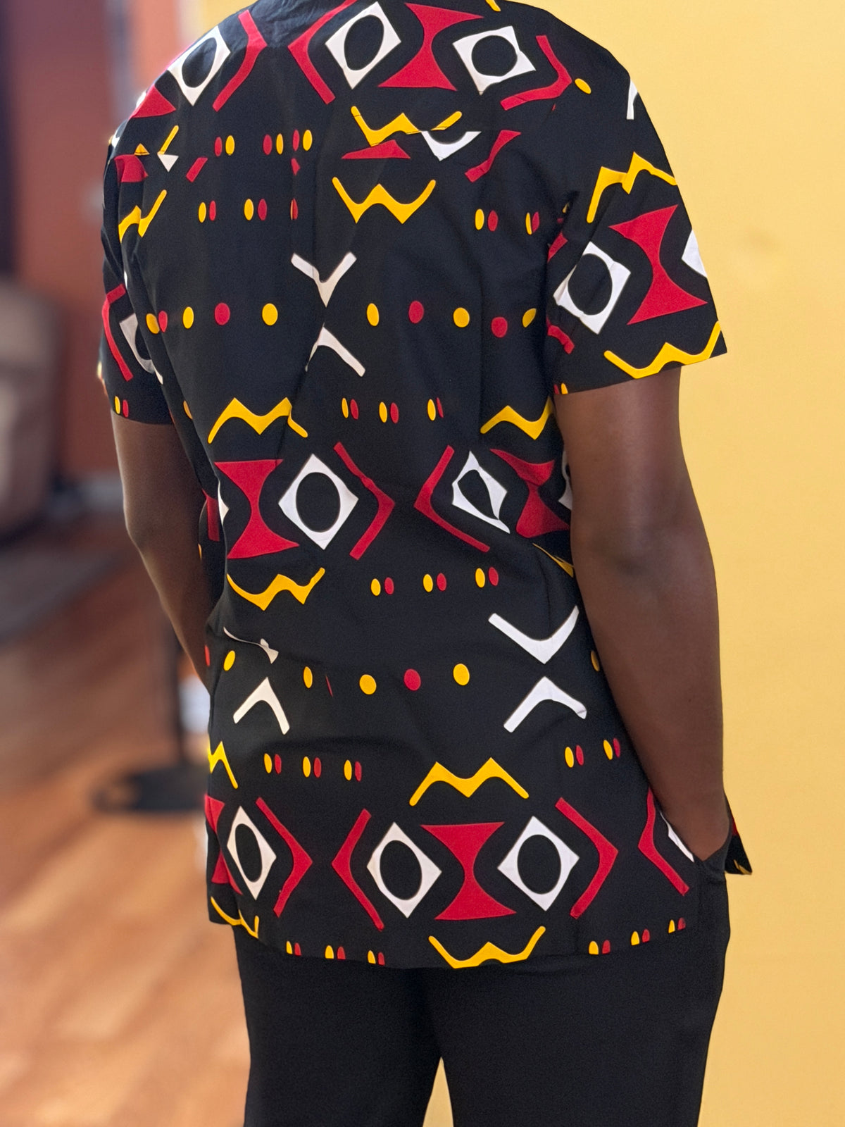 African wax shirt size XL