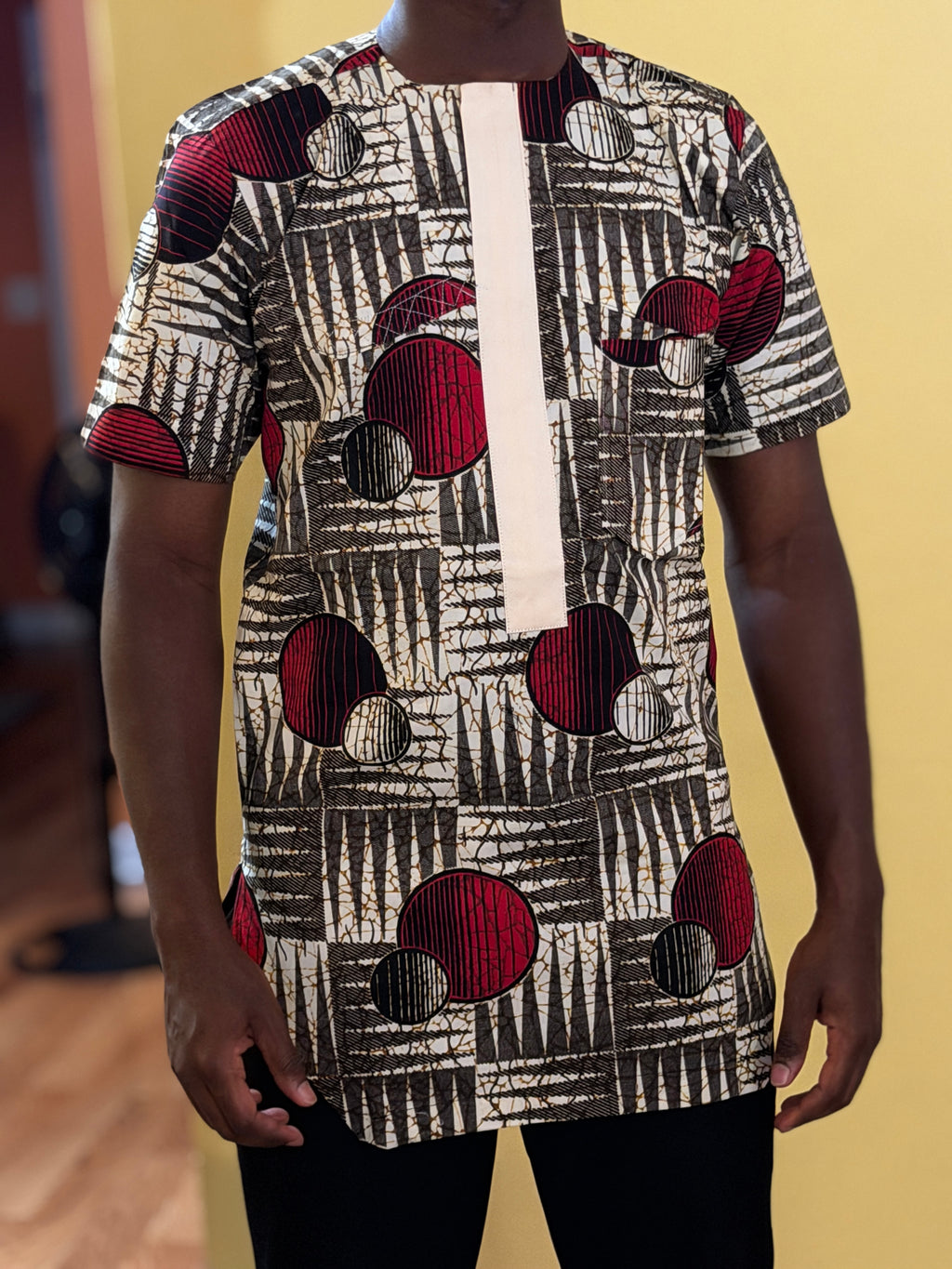African wax shirts Size M