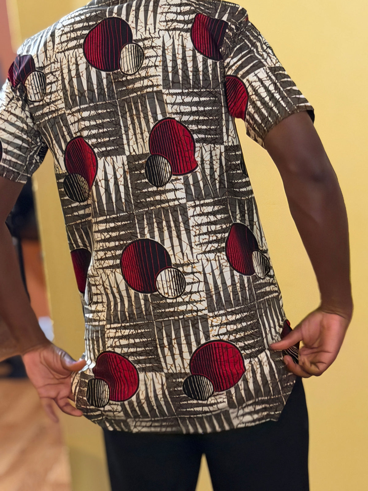 African wax shirts Size M
